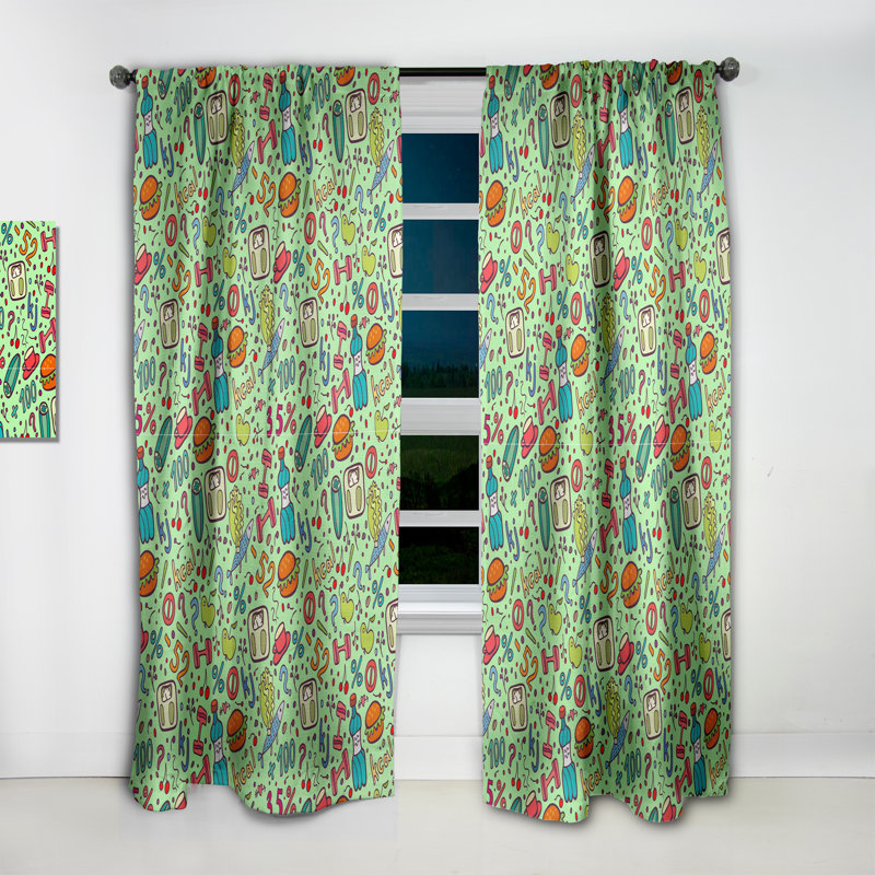 Velvet Blackout Single Curtain Panel, 52" W x 84" L