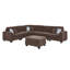 Canapé modulaire avec repose-pieds Erstonia-385132534