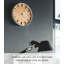 Horloge murale Rin Yamazaki, décoration moderne en bois, acier et bois, deuxième mouvement-46492070
