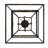 Quadrato 12 - Light Square / Rectangle Chandelier