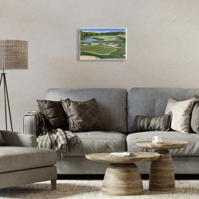 Art mural traditionnel par Michael Willett, H 10 po x l 15 po