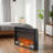 Remote-controlled Freestanding Electric Fireplace With 3d Flame Effect-1141333250