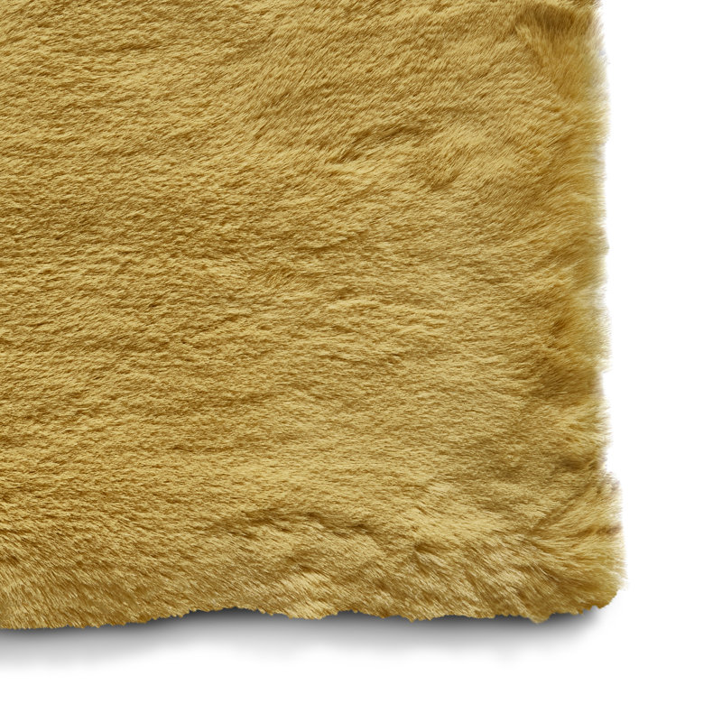 Anthonyville area rug Table Tufted Yellow, Rectangle 80 x 150cm