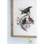 Multicolore, deux décorations murales encadrées en bois de 19,5 x 27,5 po, 19,5 x 27,5 po