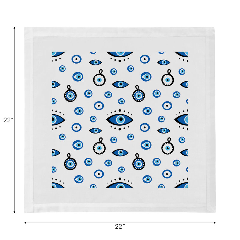Eye On You Cotton Sateen Dinner Napkins