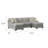 Gray U-Shaped Sectional