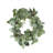 Set Of 2, D14.2" Eucalyptus Candle Ring, Green