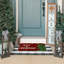 Paillasson Xmas Tree Snowflakes Red Merry Christmas