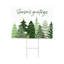 Enseigne de jardin Coroplast Shades of Green «Season's Greetings», 24 po x 18 po