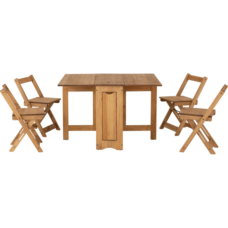 Palmateer 4 - Person Dining Set, Natural