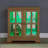 LED Curio Display Cabinet,Antique Display Cabinet with Adjustable Shelves,Retro Design Quality Showcase with Lattice Doors Elegant Bookcase and Storage Cabinet for Home Decor and Organization-635309235