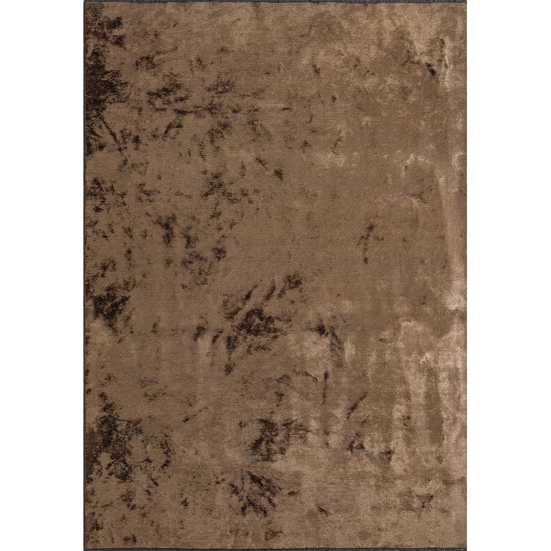 Tapis de couleur unie Paislie, Carré 9 pi