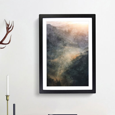 Valley Mist - Single Picture Frame Painting on MDF