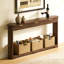 Console l 70 po Classic avec tiroirs et tablette pour l'entrée, le couloir et le salon-536123921