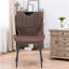 Ensemble de 4 chaises confortables en cuir PU, métal moderne pour la cuisine