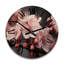 Horloge murale en bois massif Pars-951176547