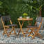 ENSEMBLE BISTRO, 2 chaises + 1 table