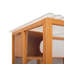 Maison d'extérieur pour chat Étagère pour chat Boîte de fenêtre en bois naturel pour chat