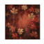 «Red Falling Maple Leaves I», art mural sur bois de feuilles - sur bois de pin naturel-385876811