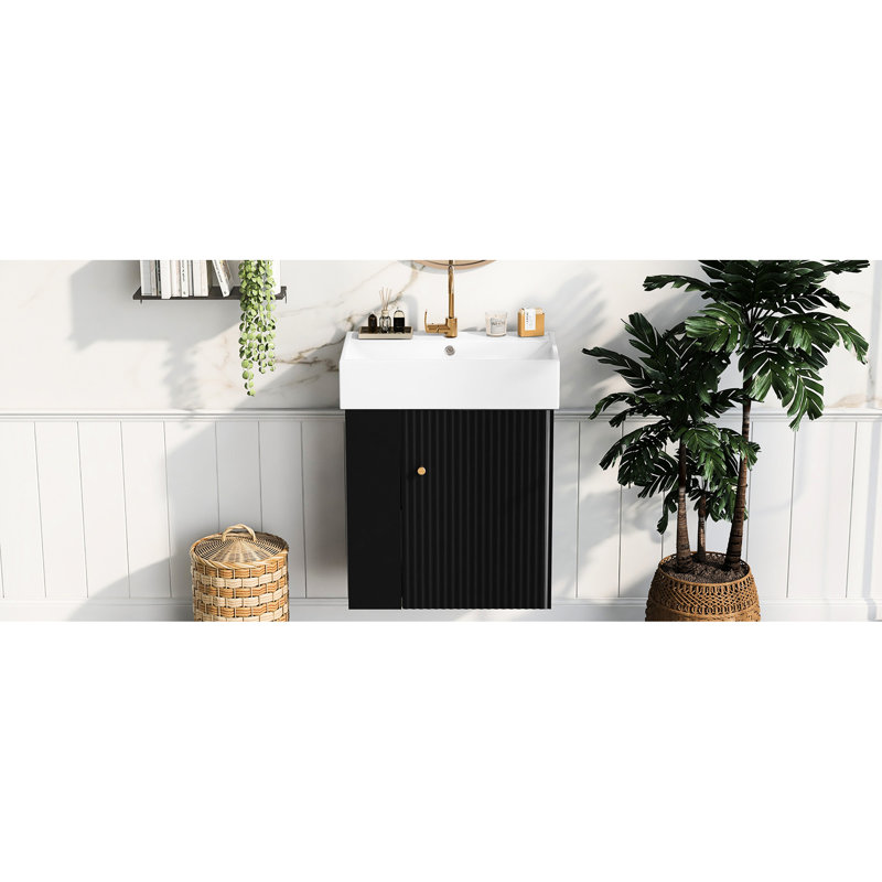 Armoire de salle de bain Modern, Noir