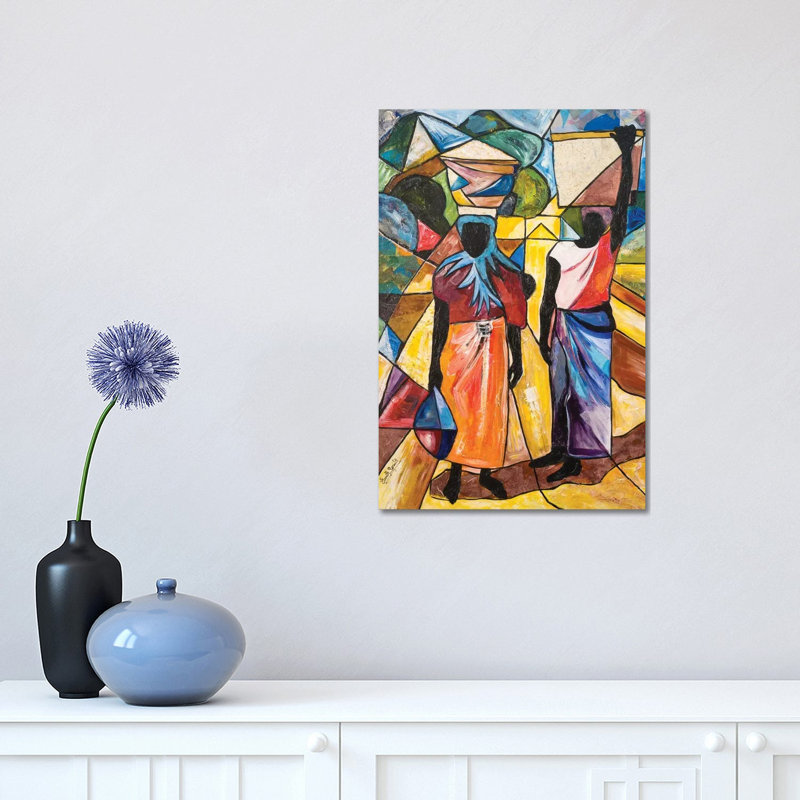 Road To The Market, H 18 po x l 12 po x 1,5 po