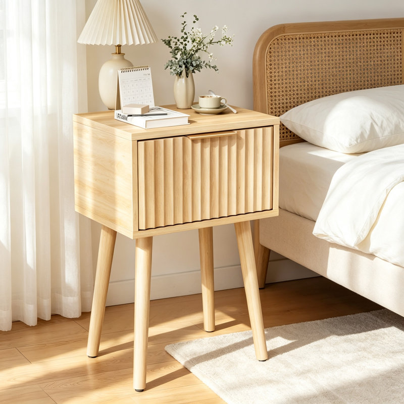40 cm W Bedside Table