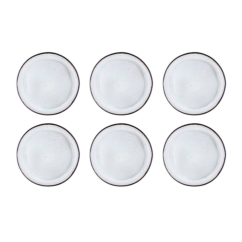 Tanek 26Cm Ceramic, Set of 6, White