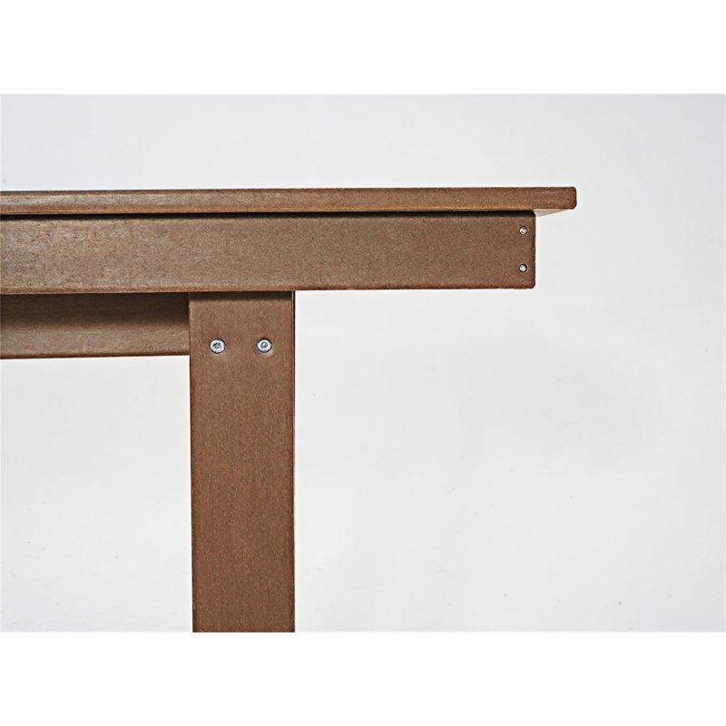 Outdoor Dining Table, Brown