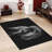 Non Woven Thin Printed Rug Featuring an Intricate Geometric Pattern in Earthy Hues Perfect for Adding a Stylish Touch to Any Living Space-1310169095