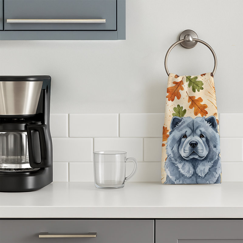 Serviette de cuisine Blue Chow Chow Heirloom, Blue Chow Chow