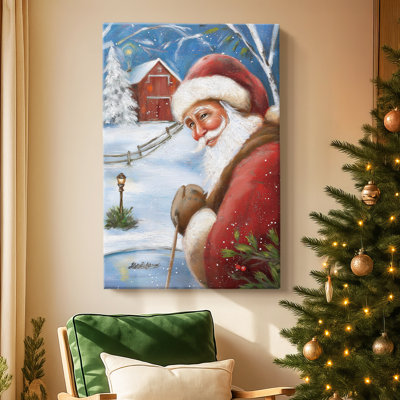 Pale Winter Fir Serenade-Premium Gallery Wrapped Canvas
