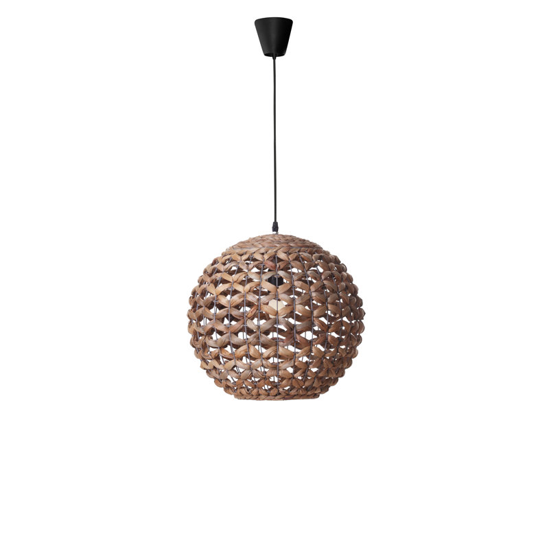 Griffin 1 - Light Brown Sphere Pendant, 46cm H x 50.5cm W x 50.5cm D