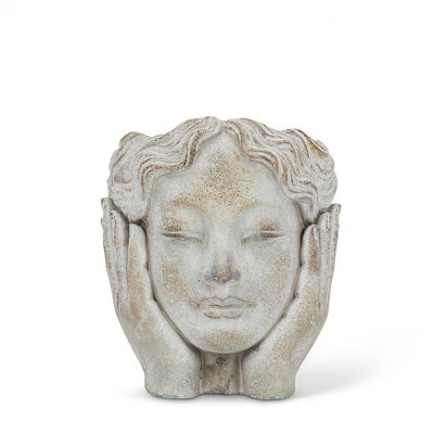 Holding Head In Hands Planter