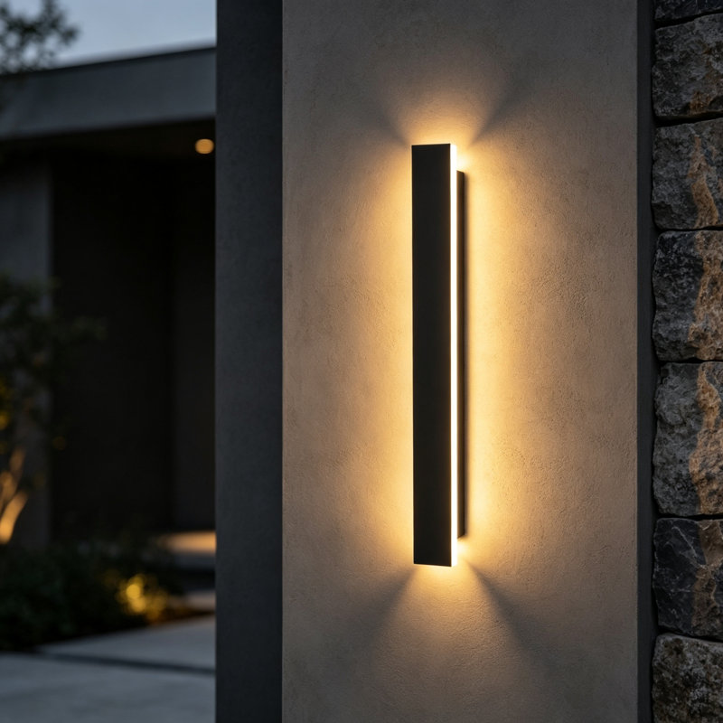 Black Outdoor Sconce