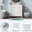 Meuble-lavabo blanc 36 po avec lavabo en céramique 36 po