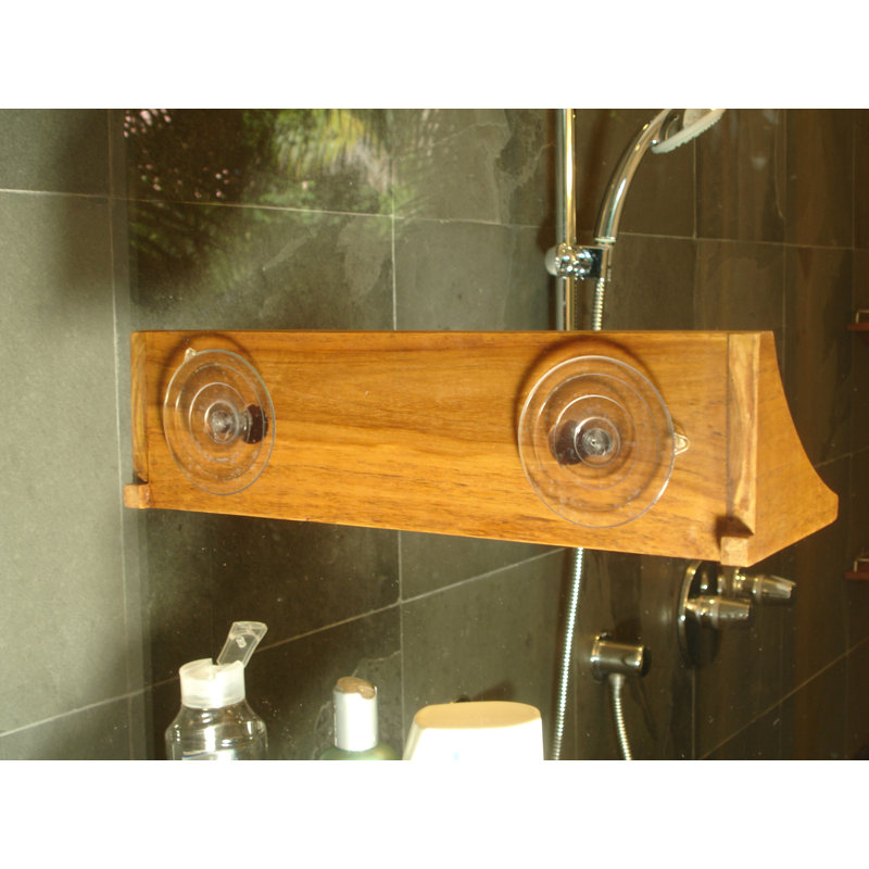Spa Teak Floating Shelf
