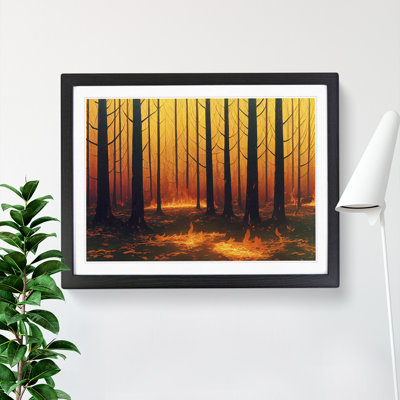 A Contemporary Forest - Framed Print