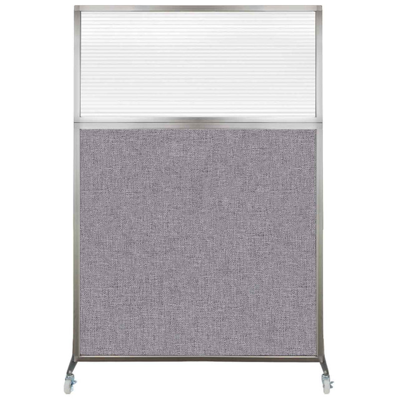 Cloison de bureau Hush, Longueur 48 po, Gris nuageux