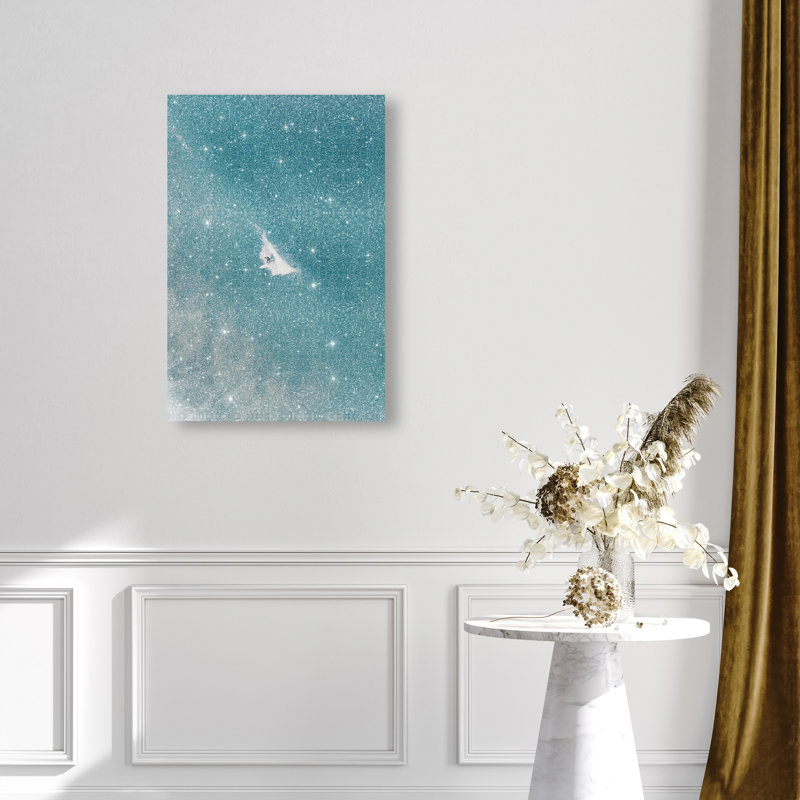 Aquamarine Breath Print by Oliver Gal, 54"H x 36"W, Gallery Wrapped