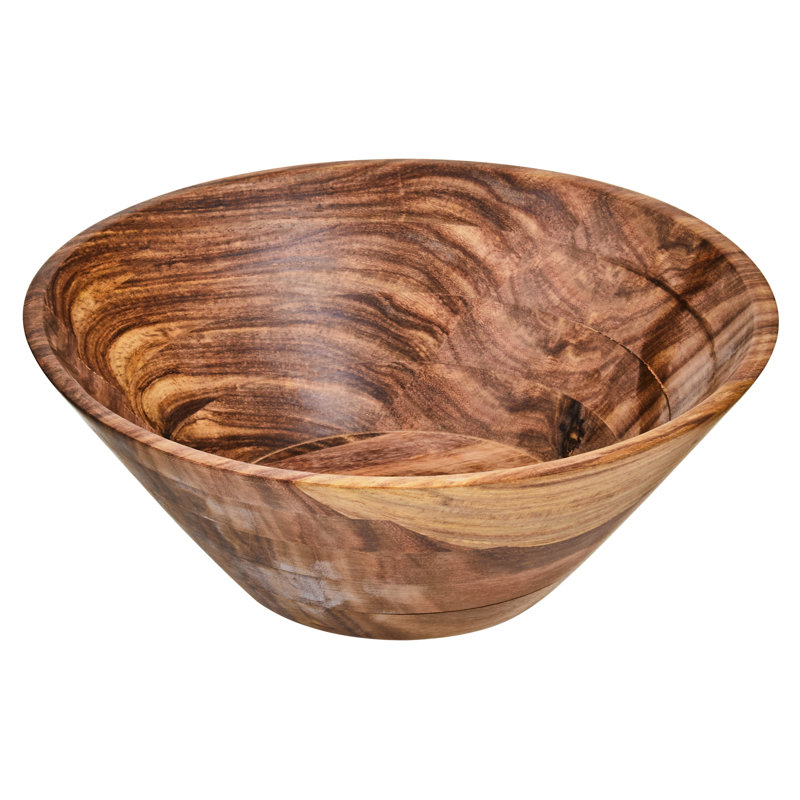 Amiela Wood Decorative Bowl