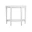 Console demi-lune en bois avec plancher-228656439