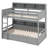 Jermarion Kids Twin Bunk Bed with Drawers-1401629569