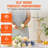 20PCS 43cm/16.9” Tall Crystal Wedding Flower Stand Vase for Party Decor