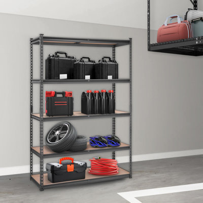 Mariapaula Steel Height -Adjustable Shelving Unit