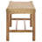 Enrique Bench W/ Rattan Weavin