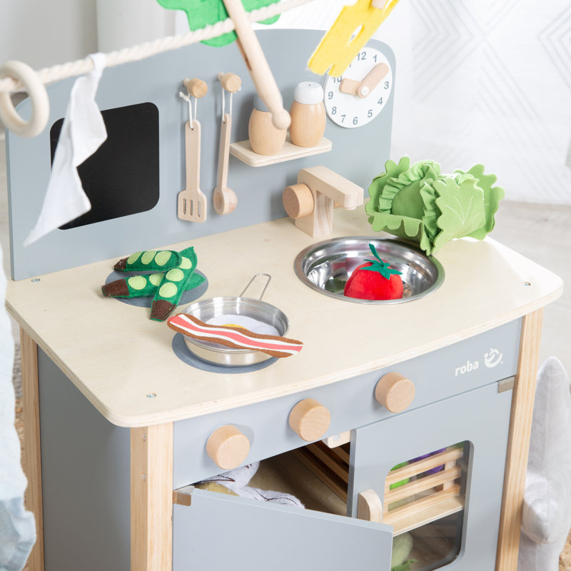 Play Kitchen Set, Gray
