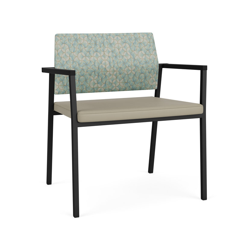 Fauteuil de réception Avon Rx, Noir, Tour de guet en vinyle / mousse de kaléidoscope /