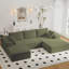 Upholstered Ottoman for Living Room Bedroom