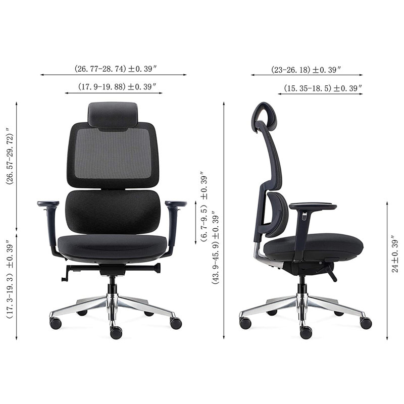 Inbox Zero Task Chair with Headrest