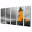 Phare d'hiver jaune et gris - ensemble d'art mural-1066634924